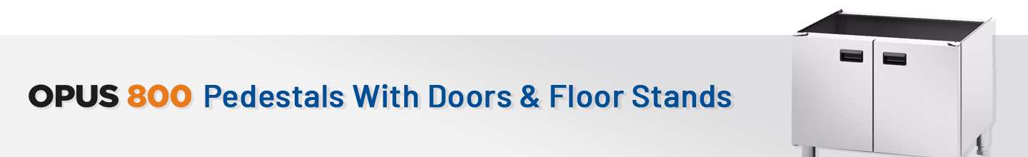 Lincat Opus 800 Pedestals With Doors & Floor Stands