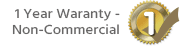 Manufacturers 1 Year Parts & Labour Domestic Warranty - 1 Year Parts Only For NON UK Mainland (including some areas of the Scottish Highlands) Postcodes